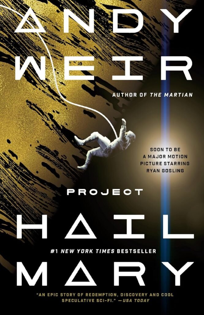 Paperback cover of Project Hail Mary by Andy Weir